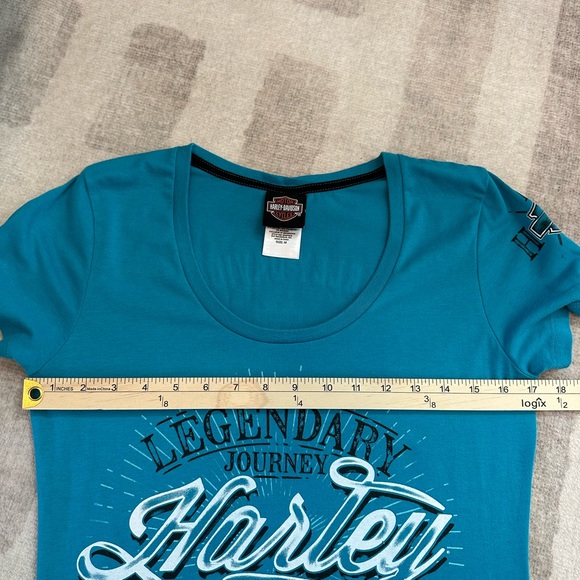Harley-Davidson Womens Blue Legendary Journey Ride To Live Washington DC (Sz M) - Picture 6 of 6
